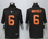Nike Cleveland Browns 6 Mayfield Brown New Vapor Untouchable Limited Jersey,baseball caps,new era cap wholesale,wholesale hats